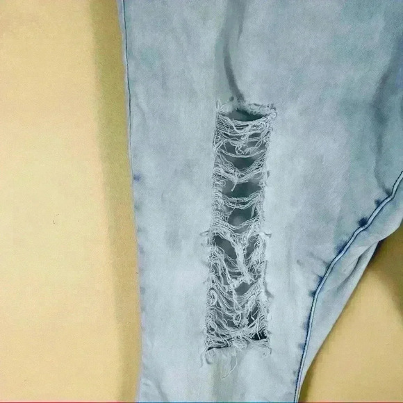 Venus Super Acid Wash Distressed Stretch High Waist Skinny Jegging Jeans Size 24 - Picture 3 of 13